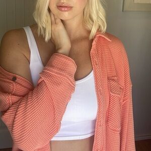 Aerie super cozy oversized shirt jacket